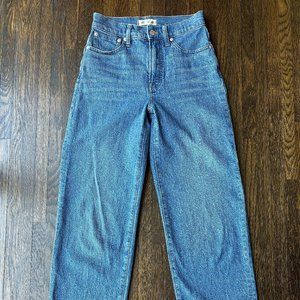 Madewell Perfect Vintage Wide Leg Jean Size 25
